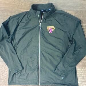 Cutter & Buck Black Windbreaker with Logo